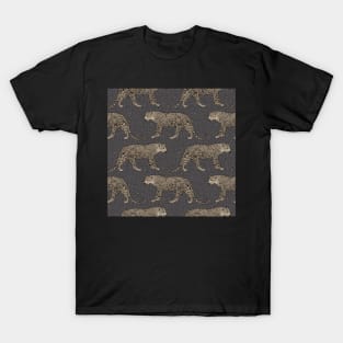 Gold Black Leopards T-Shirt